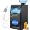 Countertop Ice Maker with 2 Water Inlets & Appointment Function, Freestanding Ice Machine with 11lbs Storage Bin, Ice Scoop, Dra 1
