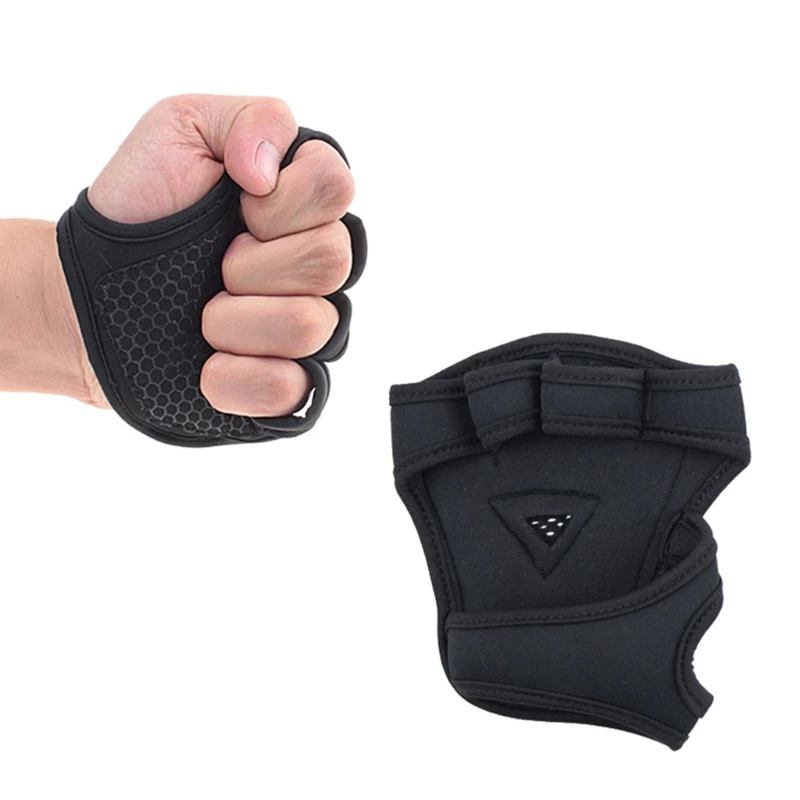 N0HA 2Pcs Silicone Four Finger Workout Glove Weight Training Gloves Gym Gloves Weight Lifting Gloves for Men Women 4
