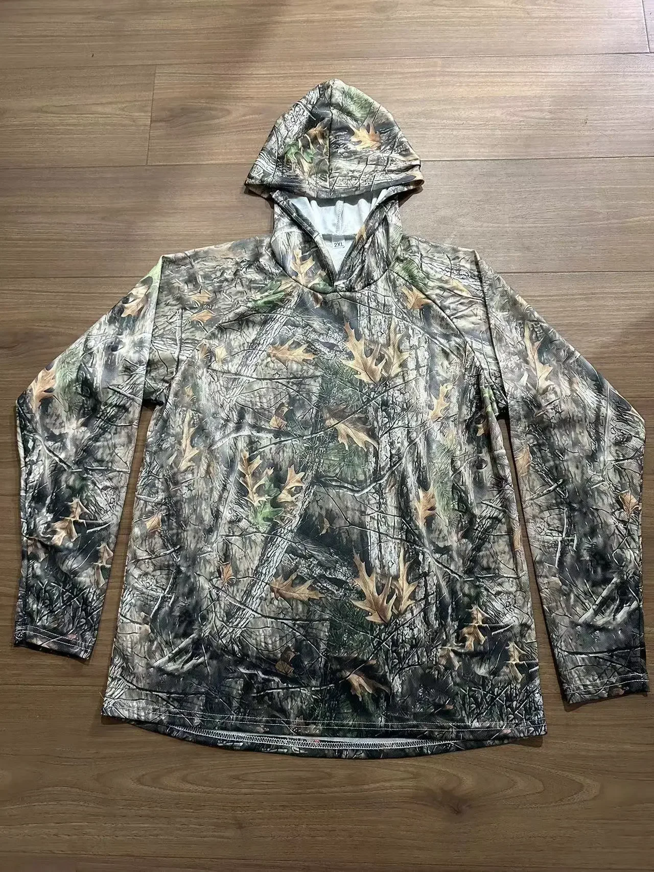 Chemise De Pêche Huk Homme 2XL Manches Longues Camouflage Performance XXL Extérieur Camping