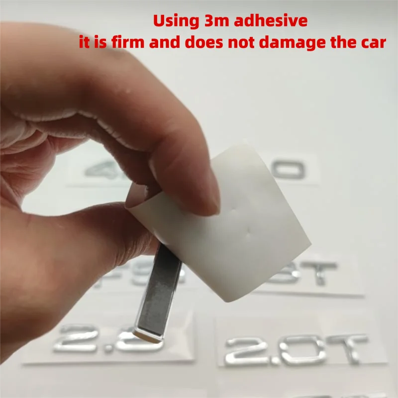 아우디 A1 A3 A4 A5 A6 A6L A7 A8 S3 S6 Q3 Q5 Q7 TT S RS용 3D 크롬 광택 블랙 ABS TDI TFSI 자동차 후면 엠블럼 스티커