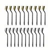 10pcs Wire Brushes Set Stainless Steel Copper Wire Brush Cleaning Brushes Rust Metal Remover For Industrial Devices Polishing 1