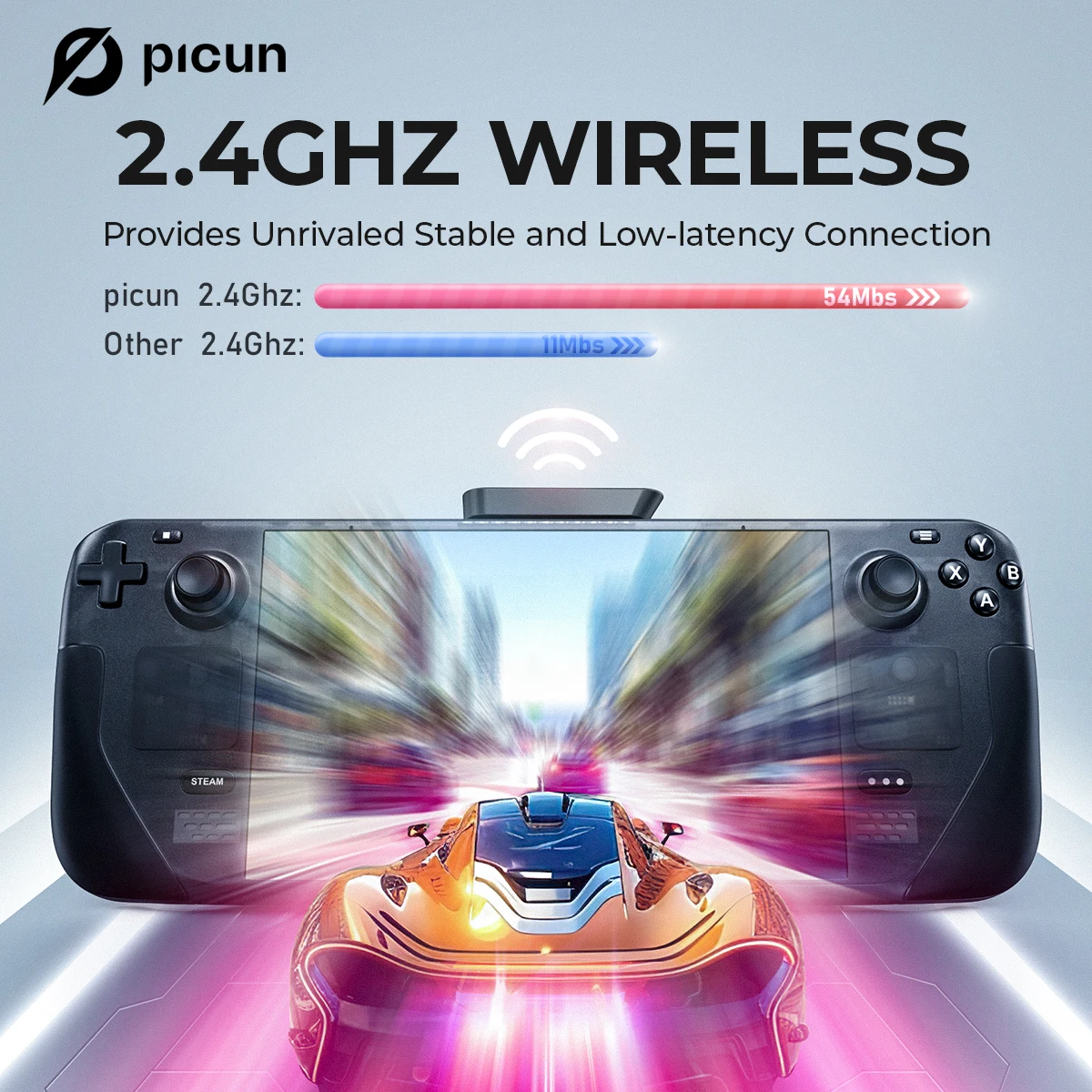 Picun G3 Gaming Wireless Headphone with Mic Over-Ear - Image 3