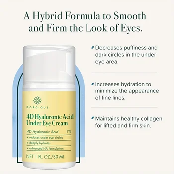 4D Hyaluronic Acid Under Eye Cream 1% 4D Hyaluronic Acid - Thumbnail 3