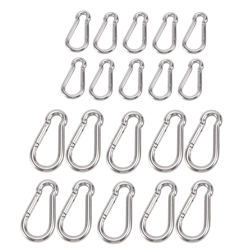 

Heavy Duty Spring Snap Hook Carabiner Quick Link Carabiner Clip Holding Capacity Quick Link Keychain