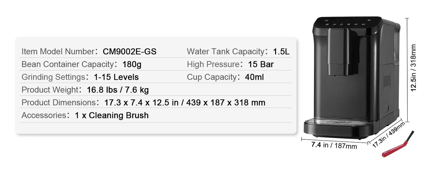 espresso machine full setup