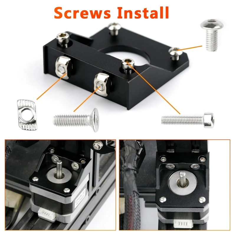 

Stepping Motor Fixing Holder Bracket for 3D Printer Stepper Motors Upgrade Mount For Ender3 V2 Ender 3 Z-Rod