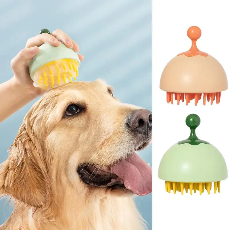 

Scalp Massage Brush Small Bath Brush Scalp Massager Scalp Stimulating Brush Portable Scalp Scrubber Short Hair Cat Comb For