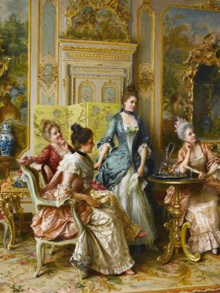 Beibehang-Tribunal Europeu Figuras Papel de Parede, Pintura