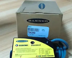 

BANNER R58CW1 Photoelectric Color Sensor NewKd