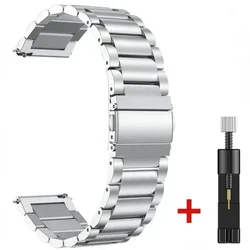 Premium Stainless Steel Bracelet Wristband, 20mm/22mm for 22mm (Silver2)