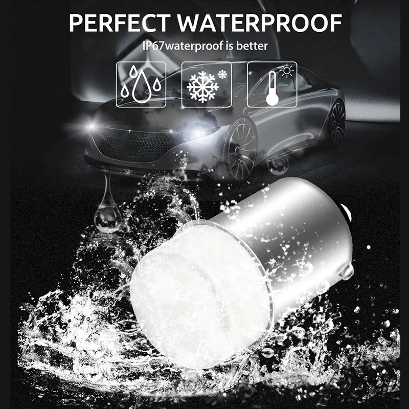 1156 P21W P21 5W 1157 BA15S BAY15D Led �ڵ��� ��ȣ ����, �ְ� �����, 12V �ڵ� �Ȱ���, ȭ��Ʈ ���� ���ο�, 2 ��