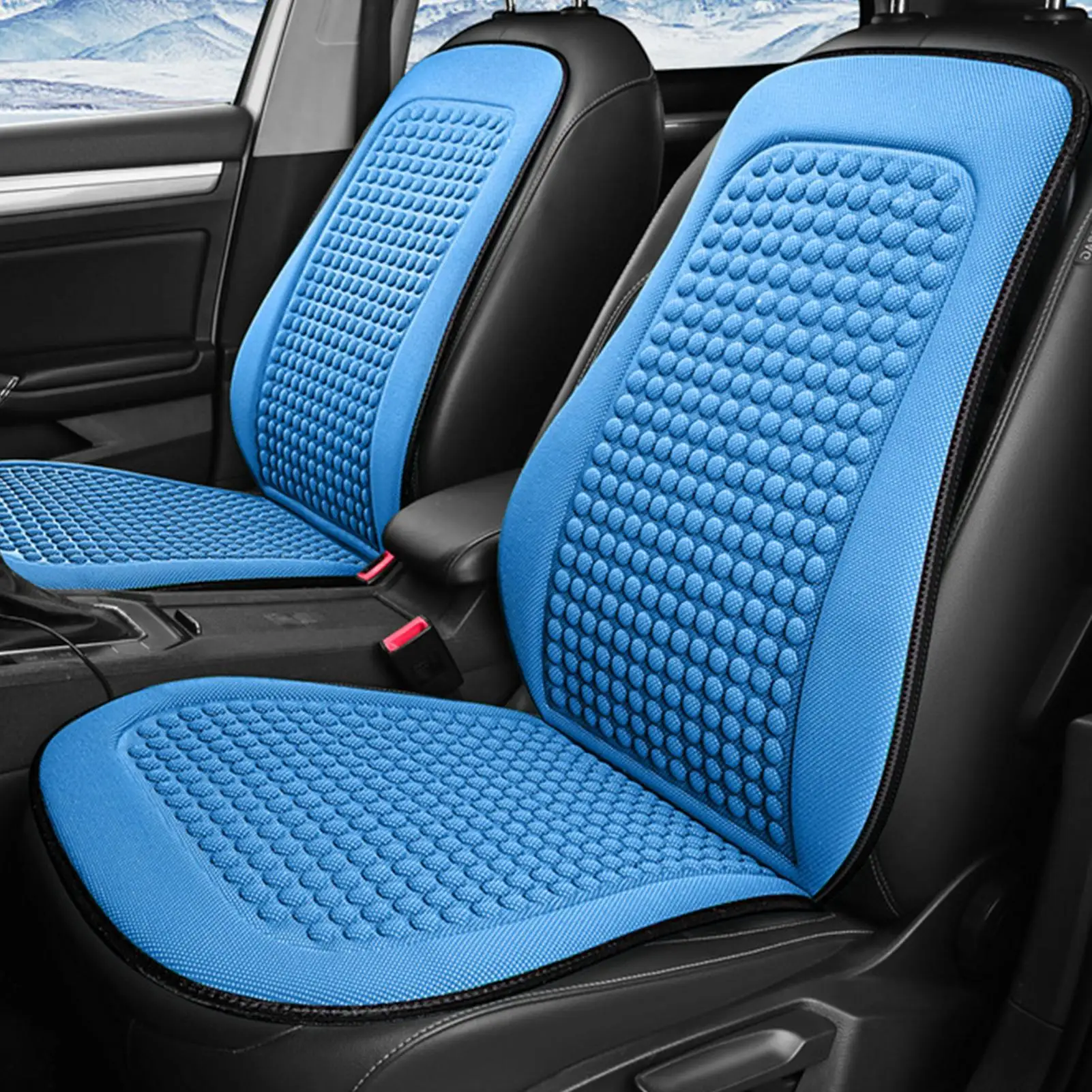 1pcs Car Cushion Summer Cool Cushion Ice Silk Seat Cover Cars Cushion Seasonal Universal Cool Cushions Covers Seats For Car