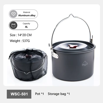 4L Camping Cooking Pot 1
