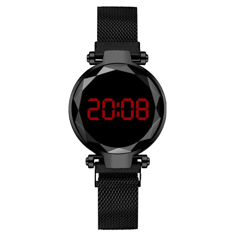 LED 전자 시계, 여성용 시계, 자석 자석, 게으른 사람 재고, 신제품