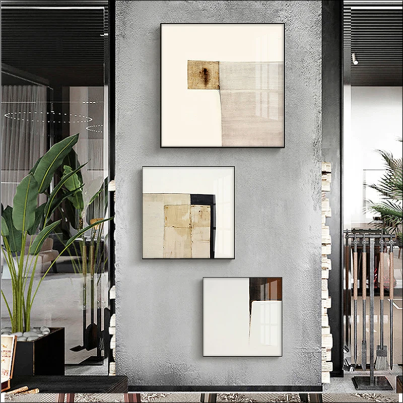 

Ink Painting Abstract Painting, Retro Abstract Painting Poster Printing Mural, Living Room Sofa Background Wall Abstract Paintin