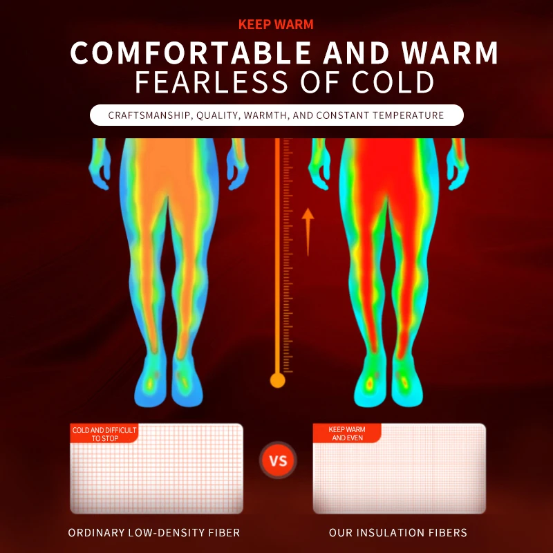 Warm Pants for Men Plush Thickened Autumn Winter High Elasticity Tight Fitting Sports Bottoms