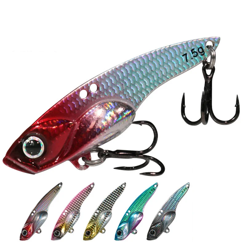 Qualität VIB Angelköder Jig 3,5-14 g künstliche Klinge Metall sinkender Spinner Vibrationsköder Swimbait Pesca für Barsch Hecht Barsch – Detail 1