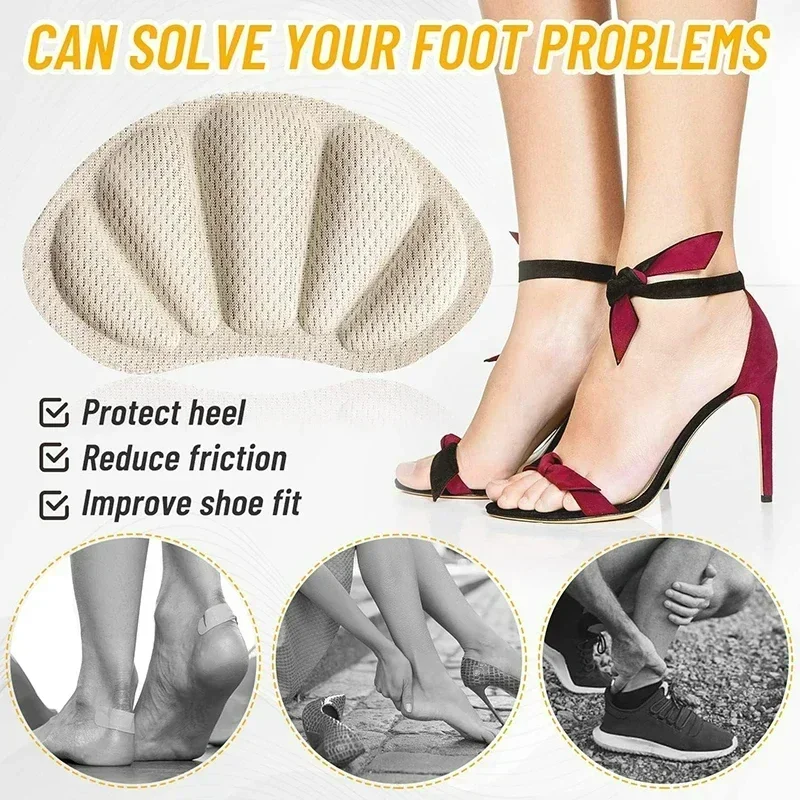 Shoe Insoles Heel Patch Insole Protector Cushion Lightweight Sport Shoes Adjustable Cute Size Back Sticker Antiwear Feet Soft Pad