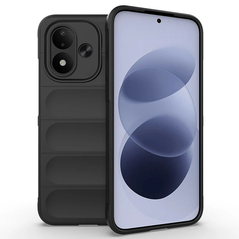 Shockproof TPU Shield Silicone Anti-Fall Non-Slip Protective Phone Case