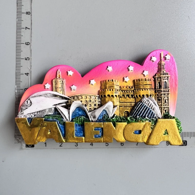 Fridge Magnets Sevilla Cuenca Valencia MIJAS Granada Spain Tourist Souvenir Collection Home Decor Re