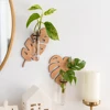 Leaf Shape Wall Planters for Indoor Plants Plant Propagation Station  Wall Decor Art Vase Stand for Women Mom Plant Lovers Gifts 1