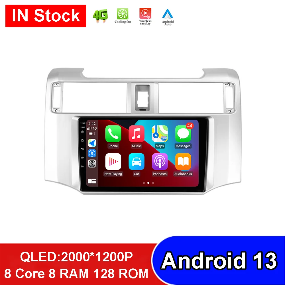 

Android 13 No2 Din Dvd For Toyota 4Runner 5 N280 2009 - 2020 Car Multimedia Video Player GPS Navigation