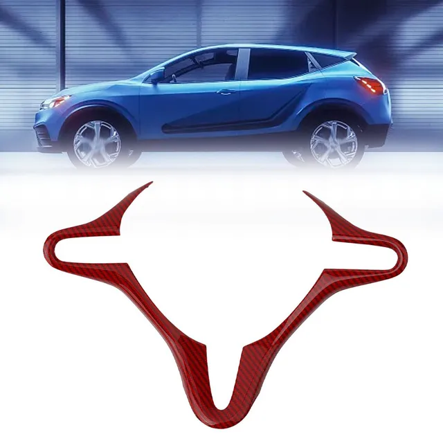 Red Inner Steering Wheel Cover Trim for For HONDA Civic 8th