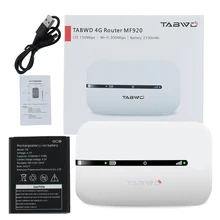 Tabwd MF920 Pocket  4G LTE  router Wireless lte wifi modem Sim Card Router MIFI pocket hotspot