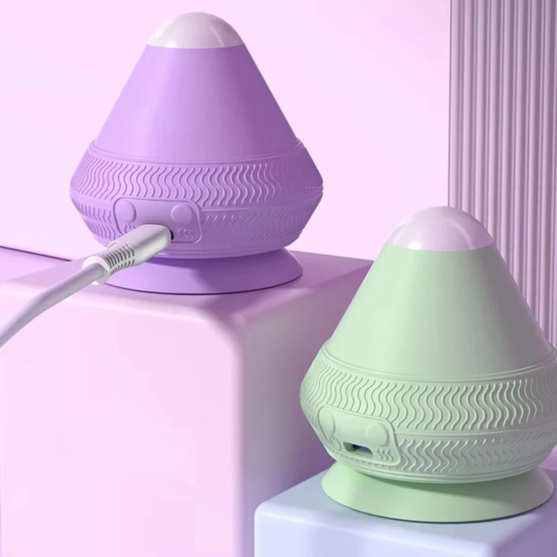 CACI USB Rechargeable Silicone Massage Ball-Vibrating Fitness Massager For Muscle, Waist, Back Relaxation & Pain Relief