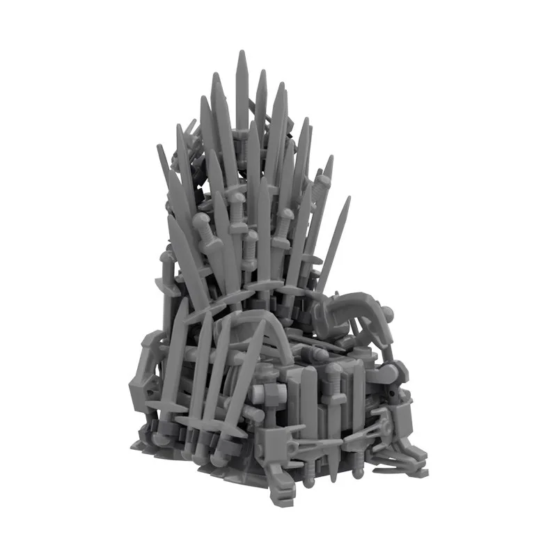 

Креативная сборка MOC, железный престол, периферическая модель, Детский пазл ручной работы, сборка, строительный блок, коллекция, Подарочная серия