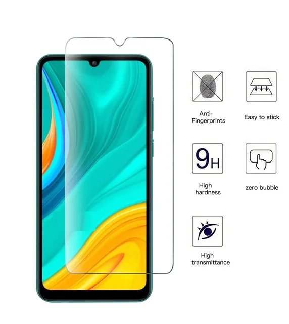 4Pcs Tempered Glass For Huawei Y6 Y7 Y9 Pro Prime 2019 Screen Protector Protective Glass 3