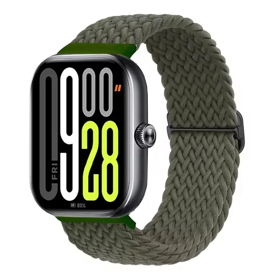 Premium Nylon Braided Loop Strap with Scratch-Resistant Buckle