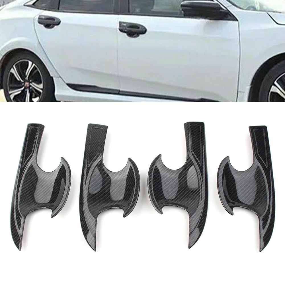 

4 шт., отделка для дверной ручки Honda Civic Hatchback 2016 2017 2018