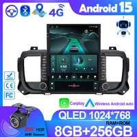 Autoradio Android, Navigation GPS, Limitation, Vidéo pour Voiture, Cristaux en Jumpy 3, SpaceTourer, KIT Rods 3, Toyota Proace 2016 - 2021 1
