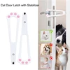Cat Door Holder Latch Adjustable Dog Door Stopper Elastic Gate Lock Flex Latch Strap Keep Dog Out From Entering Pet Gate Supply