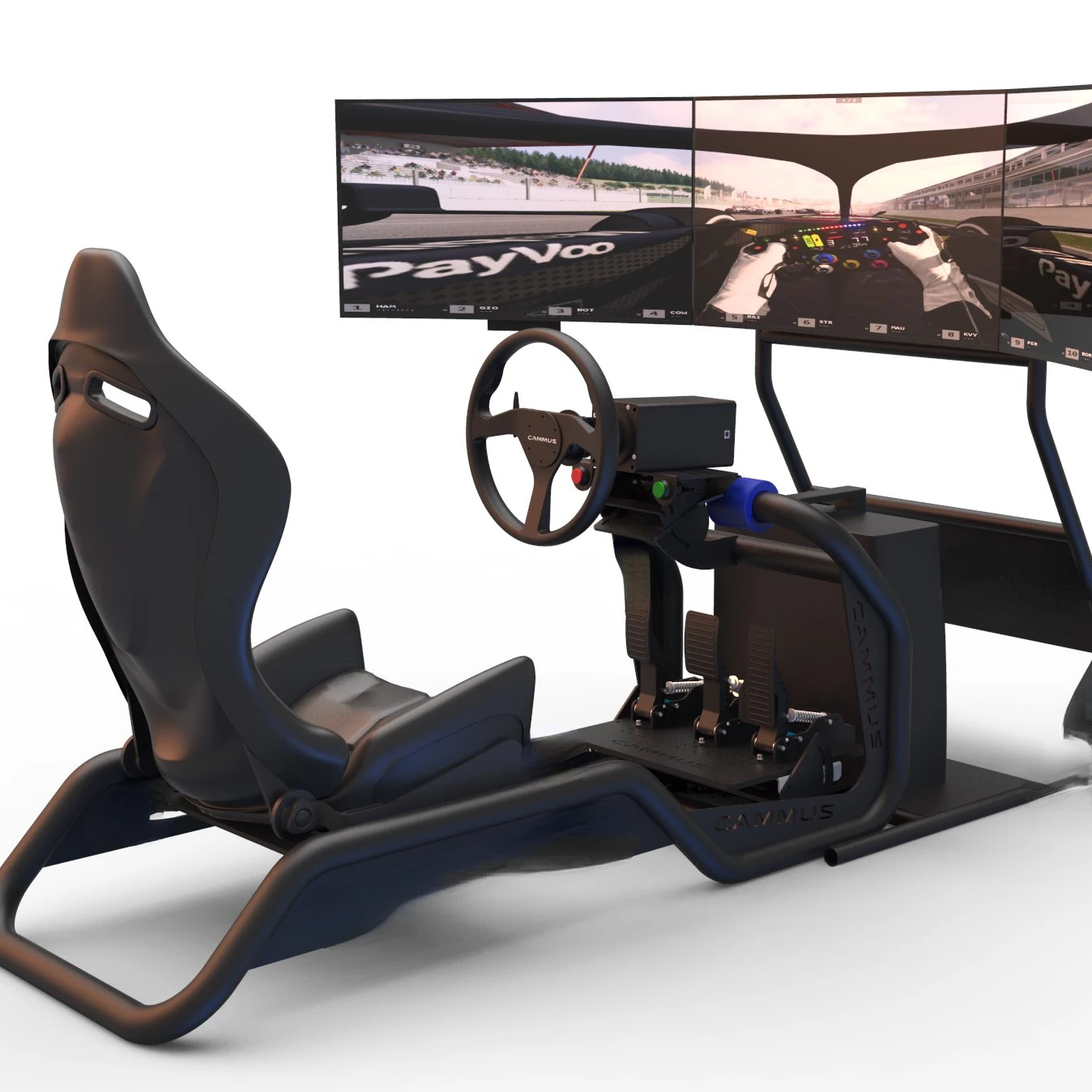 Simulateur de course de voiture avec pédales F1 pour PC, jeu de simulation  de conduite, avec pédales