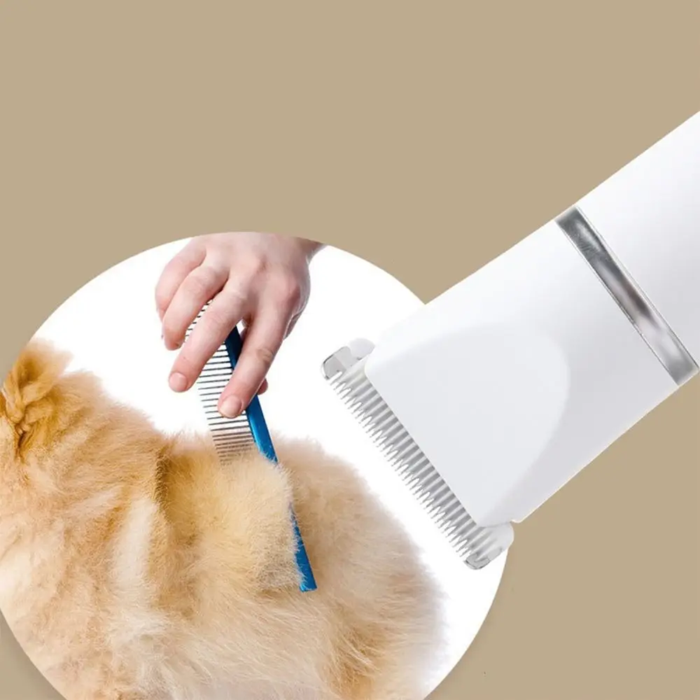 Rechargeable Pet Haircut Machine Multifunctional Low Noise Electrical Clipper 3-In-1 Cordless Pet Grooming Clipper