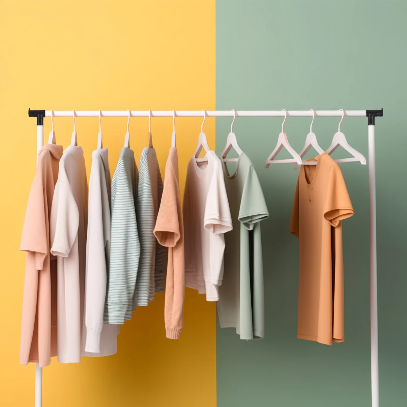 2 Pcs Right Angle Connector Head Plastic Joints Clothes Rack Accessories Drying Racks Home Storage Bedroom Store 3