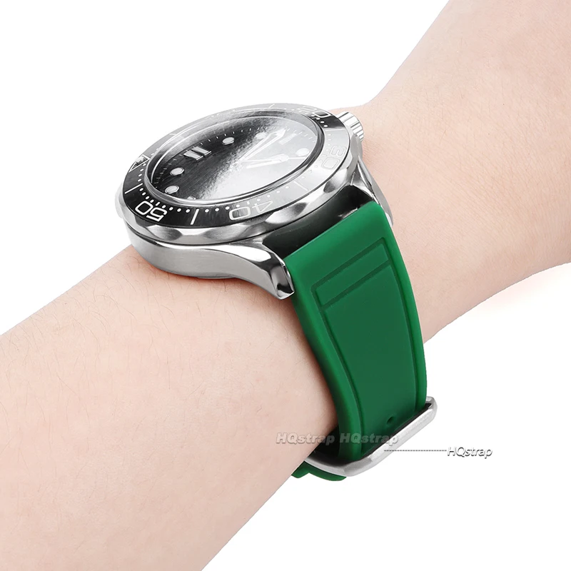 Waterproof Quick-Release Rubber Sport Watch Band Strap in Various Sizes