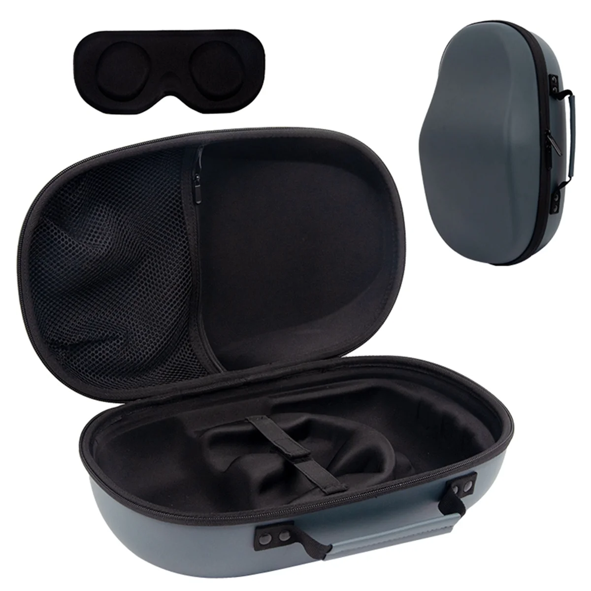 XMLX Carrying Case Bag Lens Protective Cover Waterproof Portable Storage Bag with Mesh Pocket for 3 VR