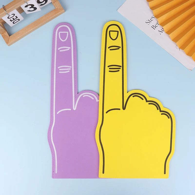 Finger Foams Sports Cheerleading Party Hand Props 1 Noise Makers Props Giant Hands Sports Favors Cheering Palm Party foam finger props cheerleading accessories