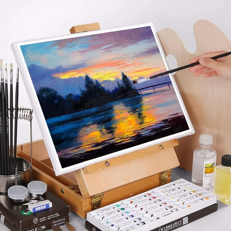 Adjustable Beechwood Art Easel for Painters