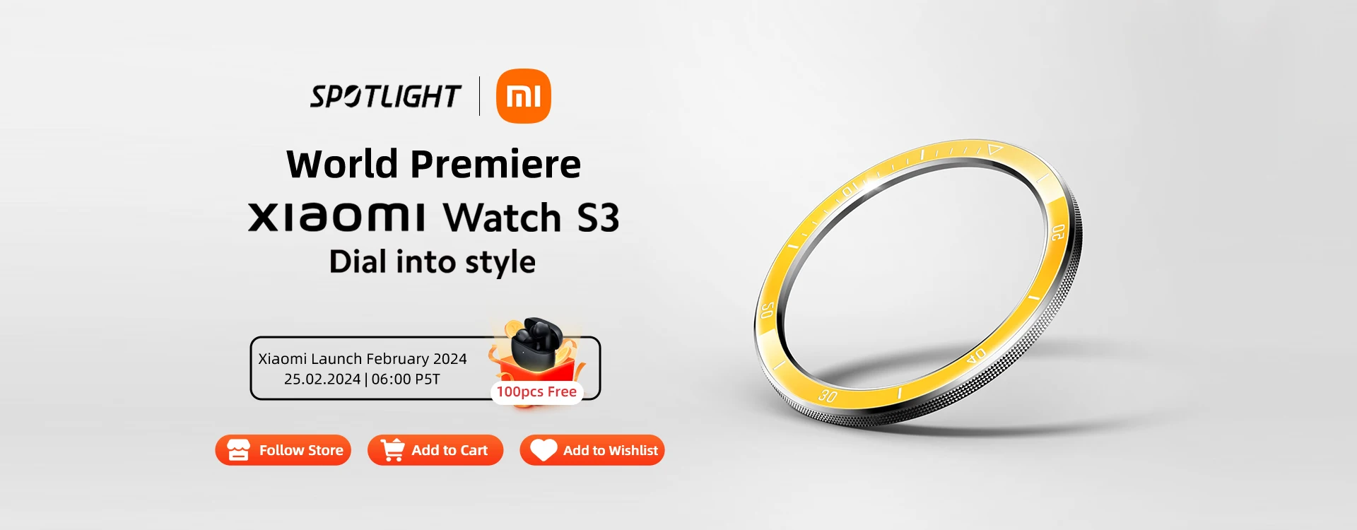 Dial into style  Xiaomi Watch S3 