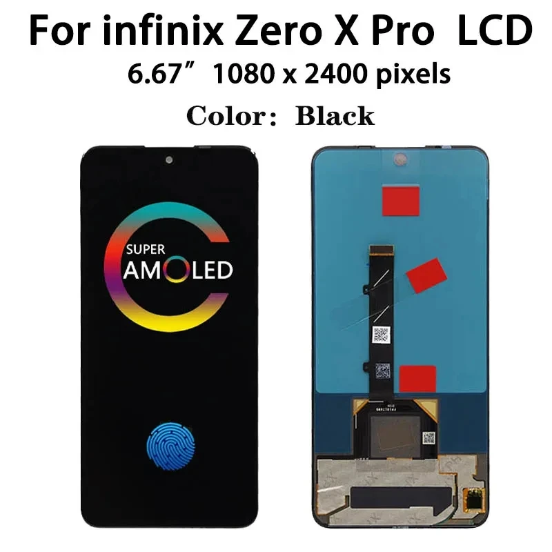شاشة Infinix zero x pro الاصلية والتجارية