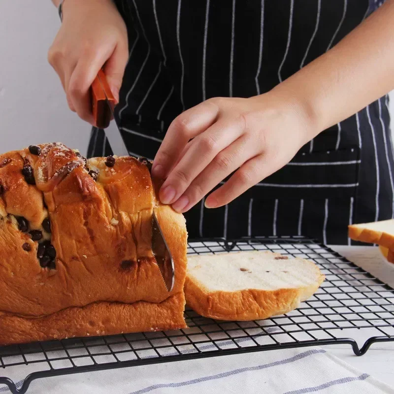 Baking Tool Baking Accessories Bread Cutter 10 Inch Serrated Bread Knife Cake Cutting Knife Long Baguette Cutter Stainless Steel Loaf/Bread Slicer/Slicing
