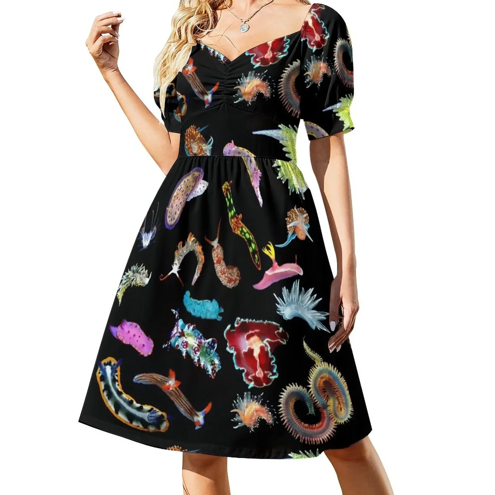 

Beauty beneath the surface - Sea slugs Sleeveless Dress Dress for pregnant women