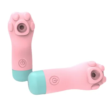 Small Cat Paw Suck Vibrators USB Plug Charge Vibrator New Creative Massager Aldult Sex Toys Masturbator for Women Couple Shop 3