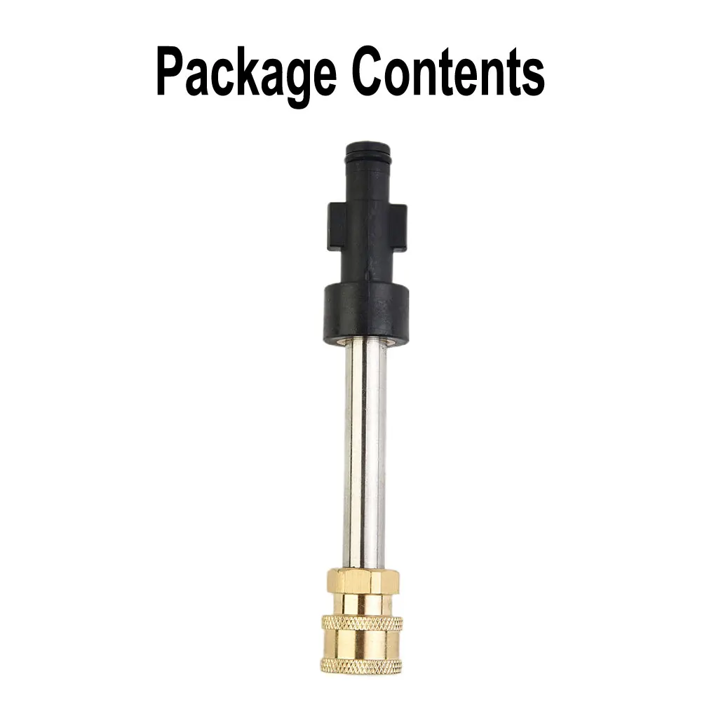 Pressure Washer Quick Connector 1/4" To Spray Gun Wand Lance Bayonet Adapter 1/4" Quick Disconnect Release Fitting For Karcher