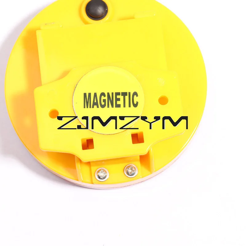 LED Flash Warning Light Round Disk Adjustable Magnet Safety Flash Light For Road Construction