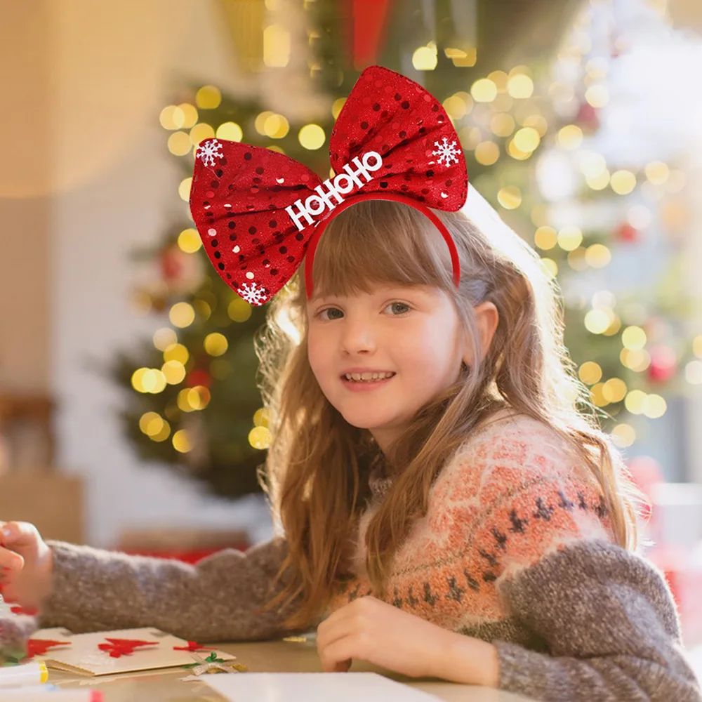 Christmas Headbands For Women, Christmas Party Decorations, Trees, Five-Pointed Star Headbands, Ornaments
